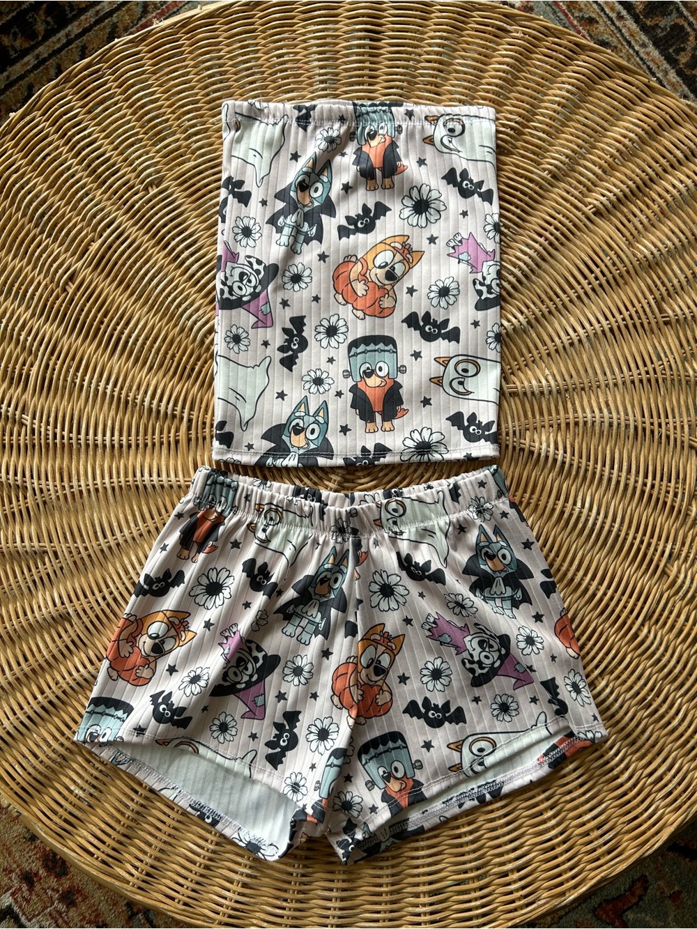 Girl’s Halloween Bluey Two Piece Set